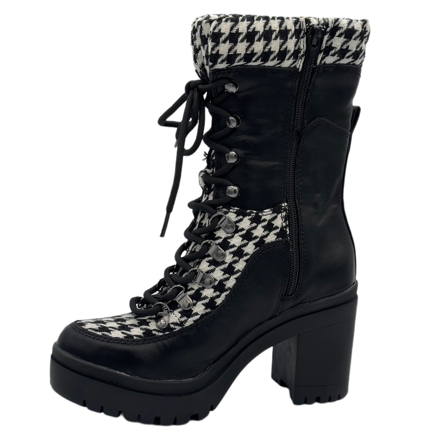 Muff Bootie - Black & White